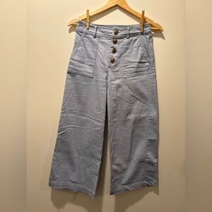 Tara Baby Blue Cullote Pants